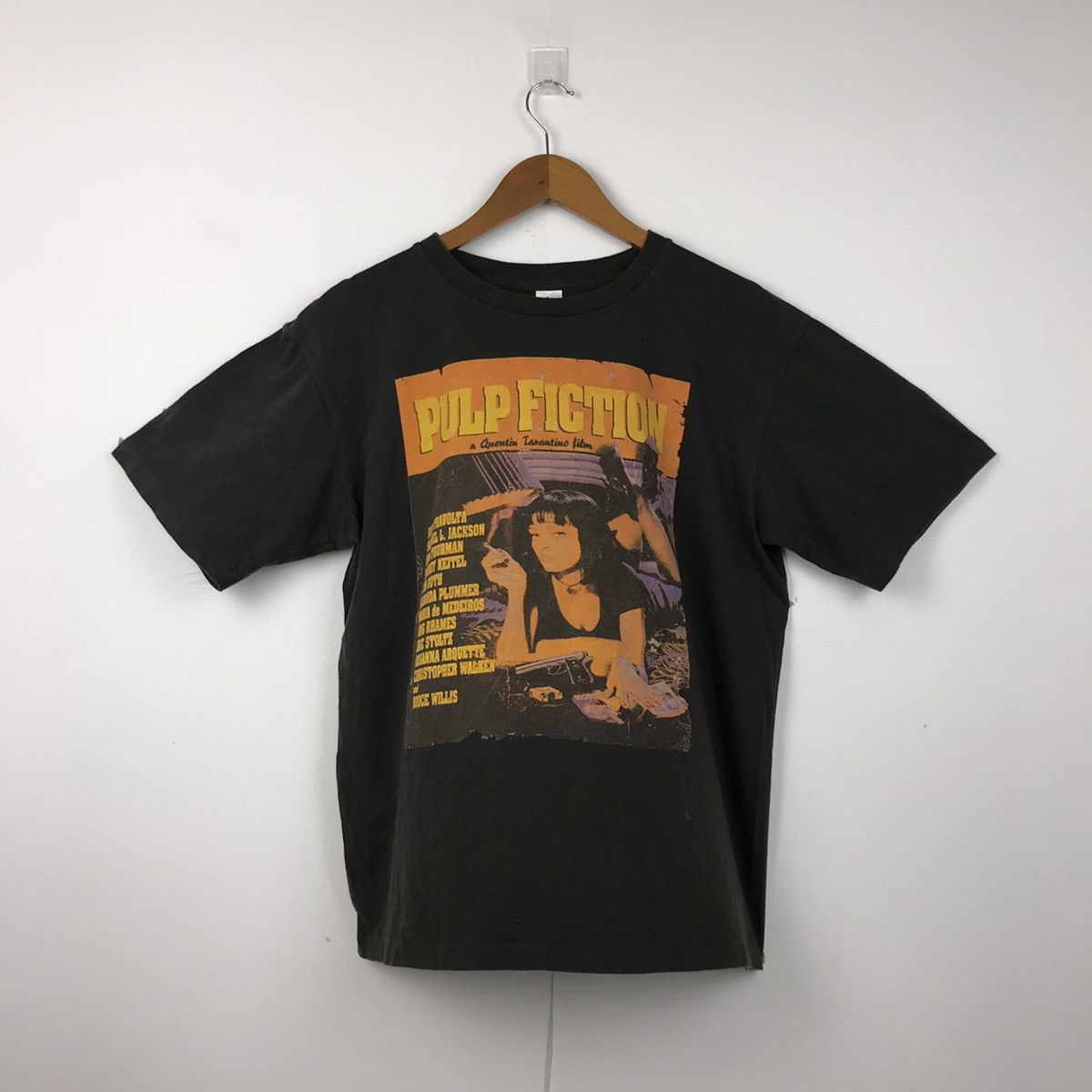 Vintage Pulp Fiction American Comedy Crime Movie T Shirt 1044