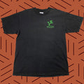 Gildan Vtg Nightclub Bar T Shirt Sint Maarten Greenhouse Tropical Graphic Mens L Black Cotton Knit H