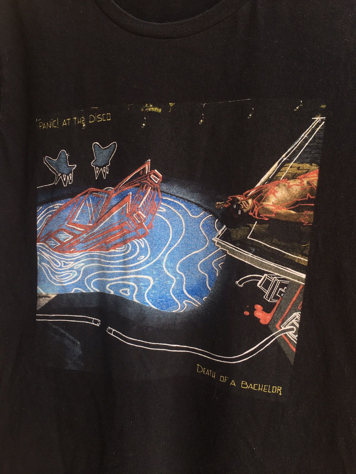 Grailed X Vintage Rare Vintage Y2k Panic At The Disco Death Of Bachelor T-Shirts, Hoodie, Sweatshirt | FlexRushtees.com