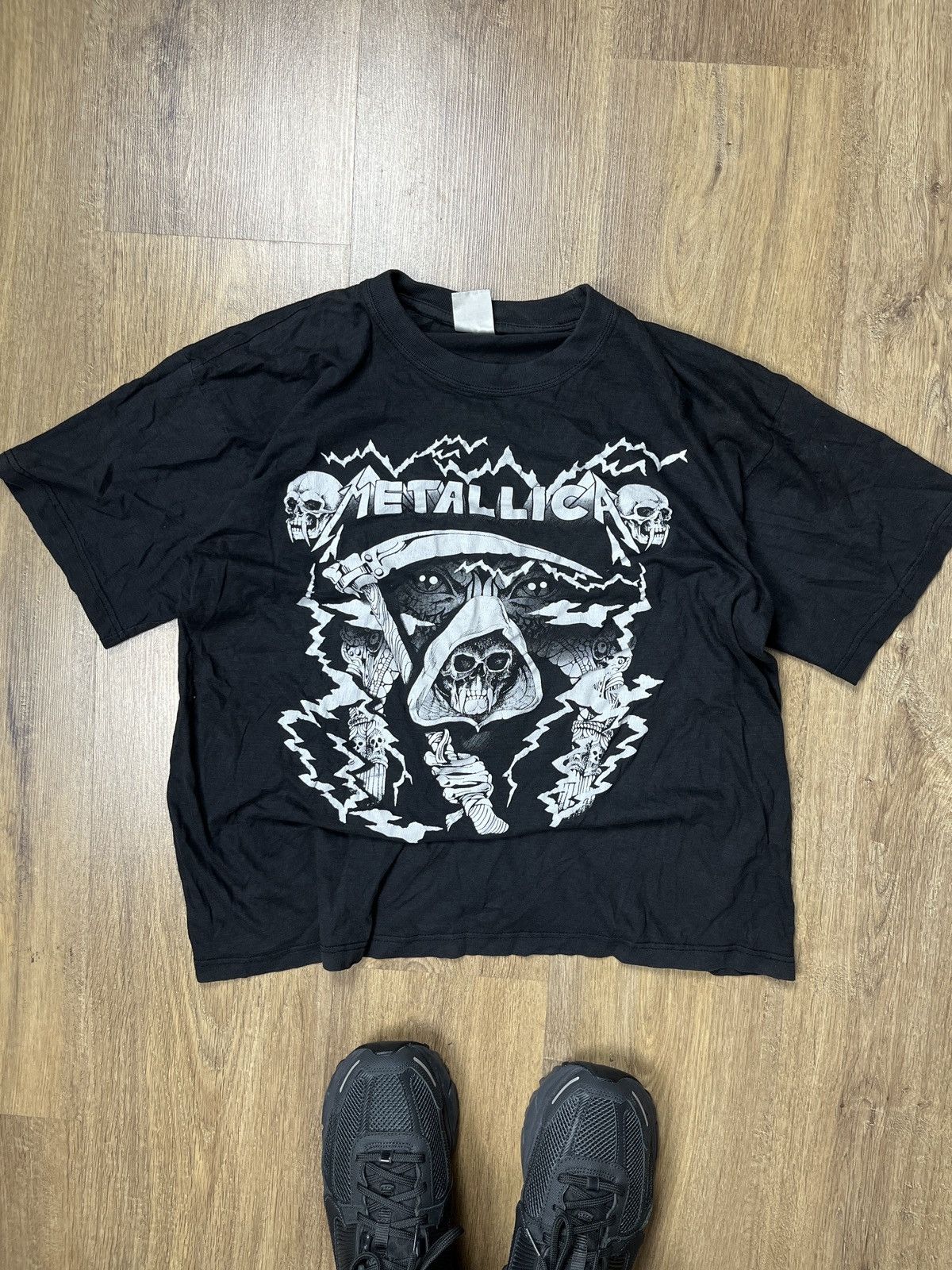 Band Tees Vintage Y2k Metallica Bootleg Band Tee 2000s