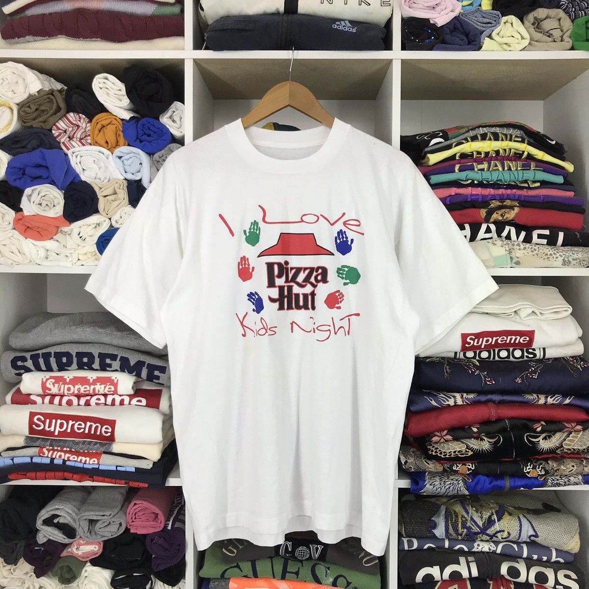 Vintage Pizza Hut Kids Night Promo T Shirt Hoodie, Sweatshirt | FlexRushtees.com