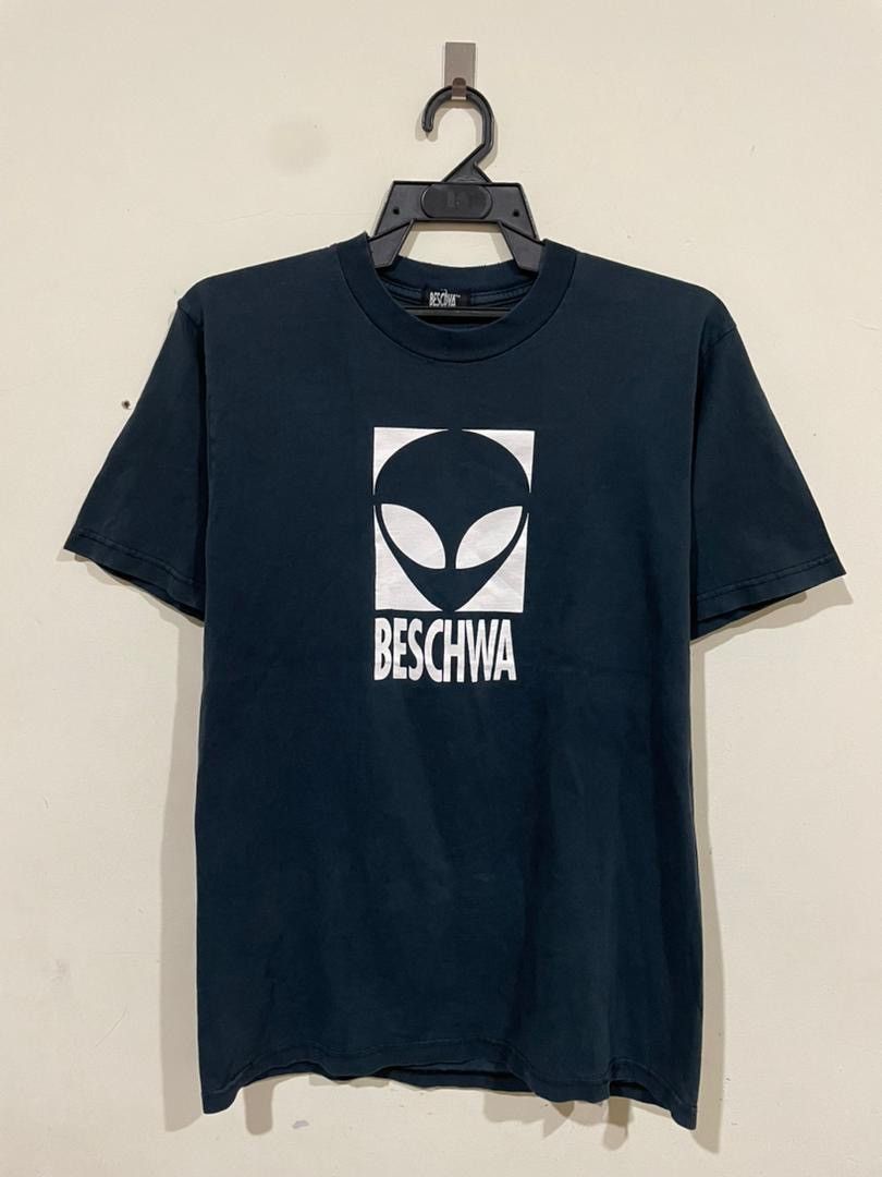 Rare Vintage Beshwa Front Logo Distressed Tee