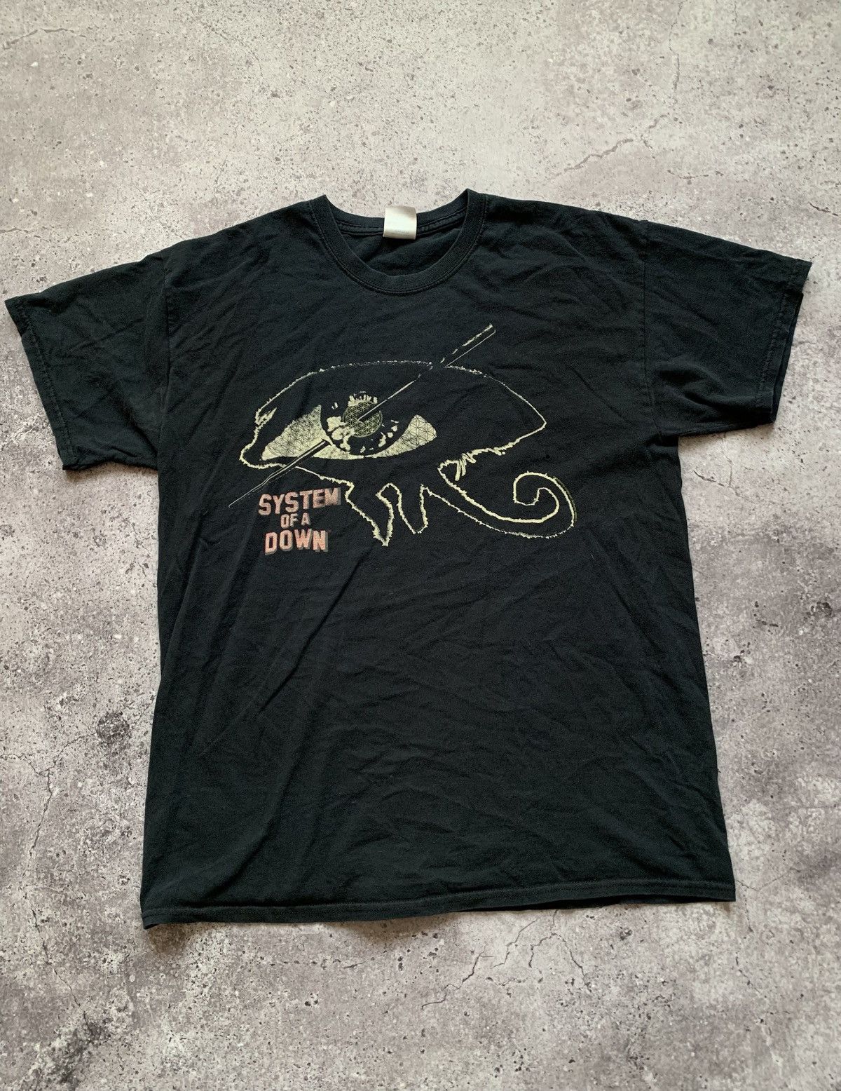 Gildan System Of A Down 00 S Needle Eye Vintage Tshirt Tee Hoodie, Sweatshirt | FlexRushtees.com
