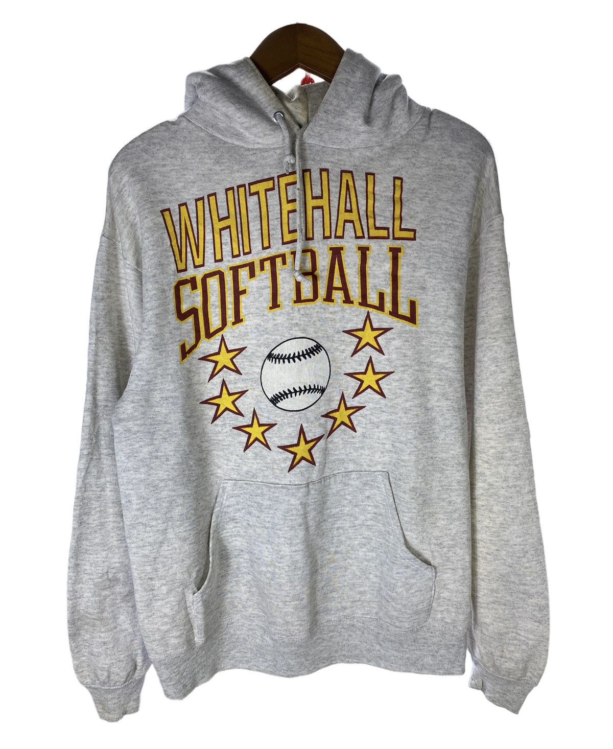 Vintage Whitehall Softball Hoodie By Jerzees