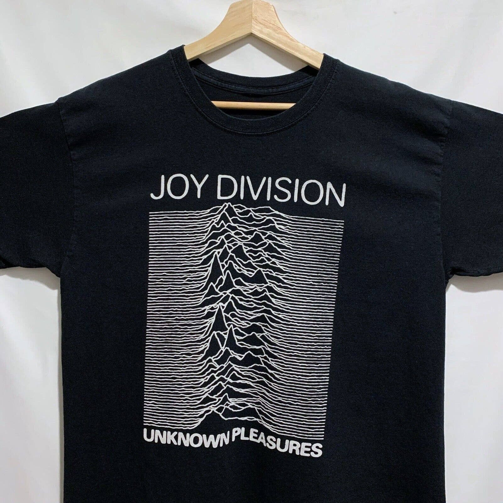 Vintage Joy Division Unknown Pleasures Band Tee Shirt Large Hoodie, Sweatshirt | FlexRushtees.com