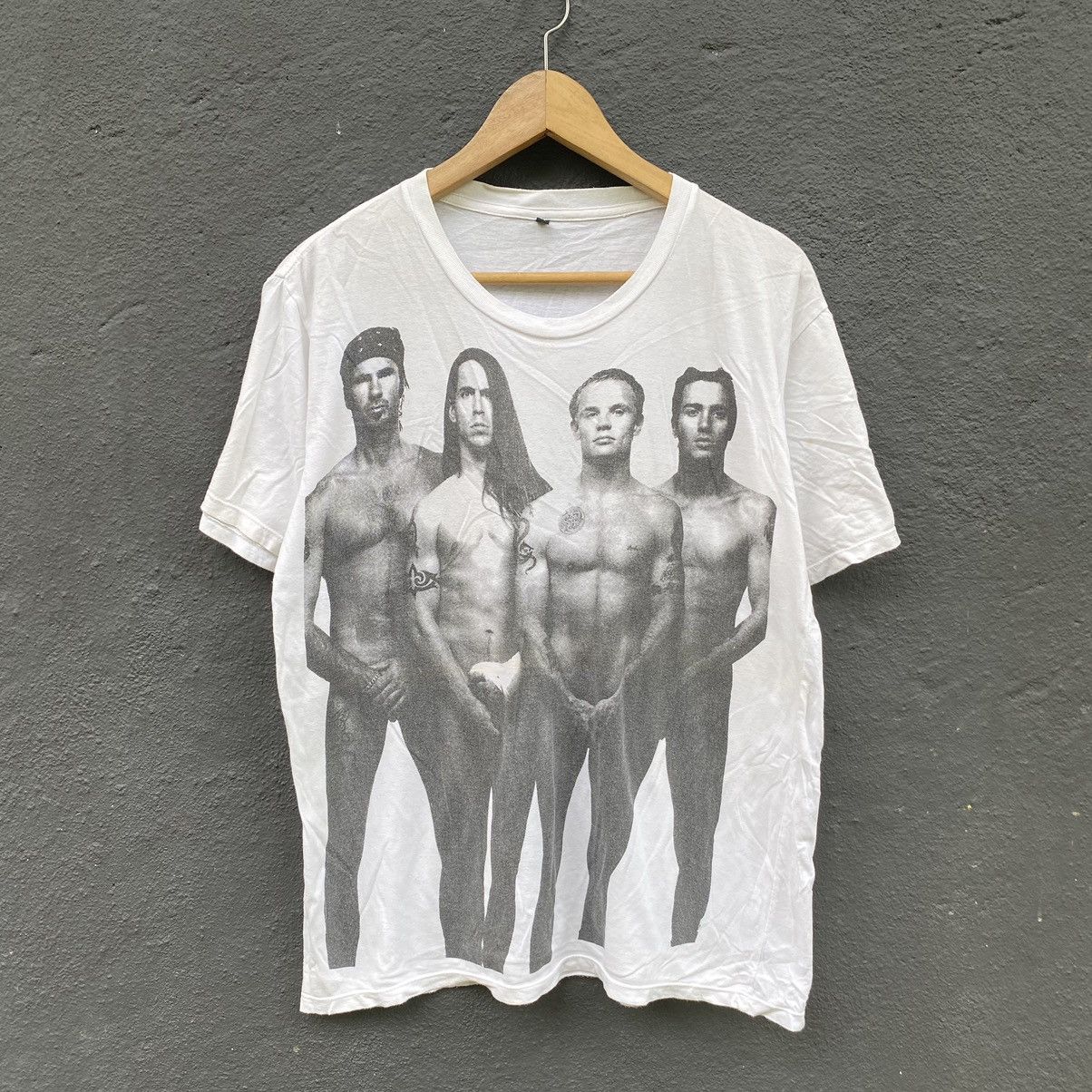 Band Tees Rare Red Hot Chili Peppers Band Erd Grunge Grail Tee Hoodie, Sweatshirt | FlexRushtees.com