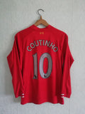 Warrior Liverpool Coutinho Home 2013 2014 Shirt Jersey Long Sleeve