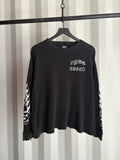Vintage Thrashed Flame Faded Thermal Distressed Band Tee Erd Grunge Hoodie, Sweatshirt | FlexRushtees.com