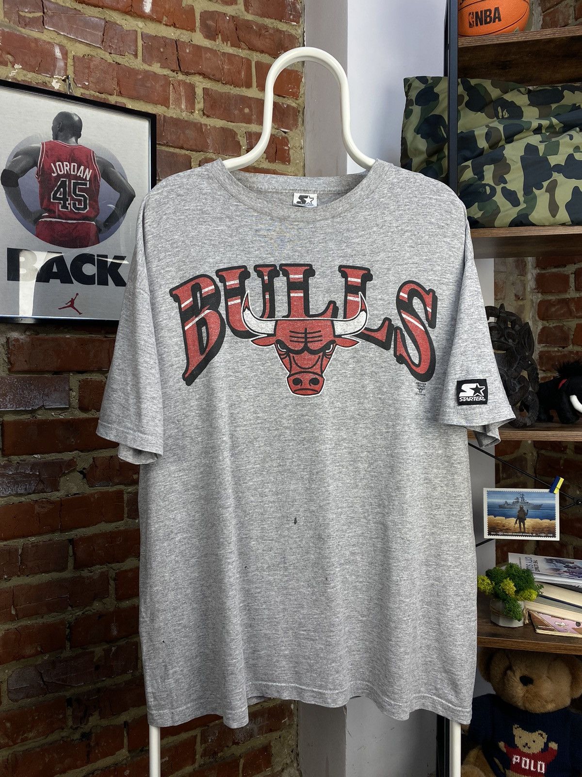 Vintage Chicago Bulls Starter Made In Usa T Shirt