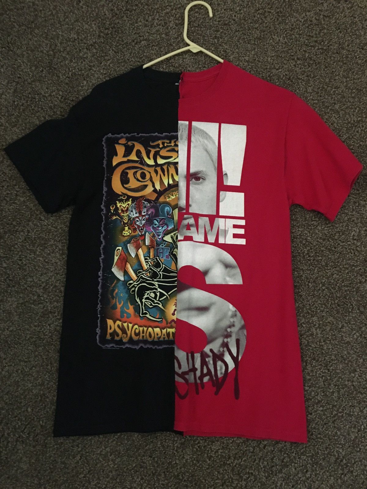 Vintage Eminem Vs Icp Vintage Custom Tee Hoodie, Sweatshirt | FlexRushtees.com