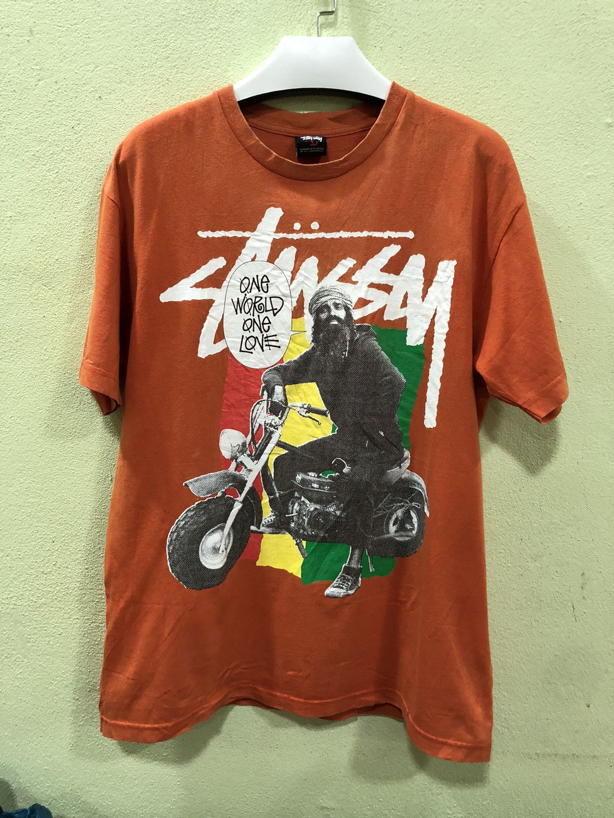 X Vintage Stussy X Rasta X Bob Marley Tshirt Hoodie, Sweatshirt | FlexRushtees.com
