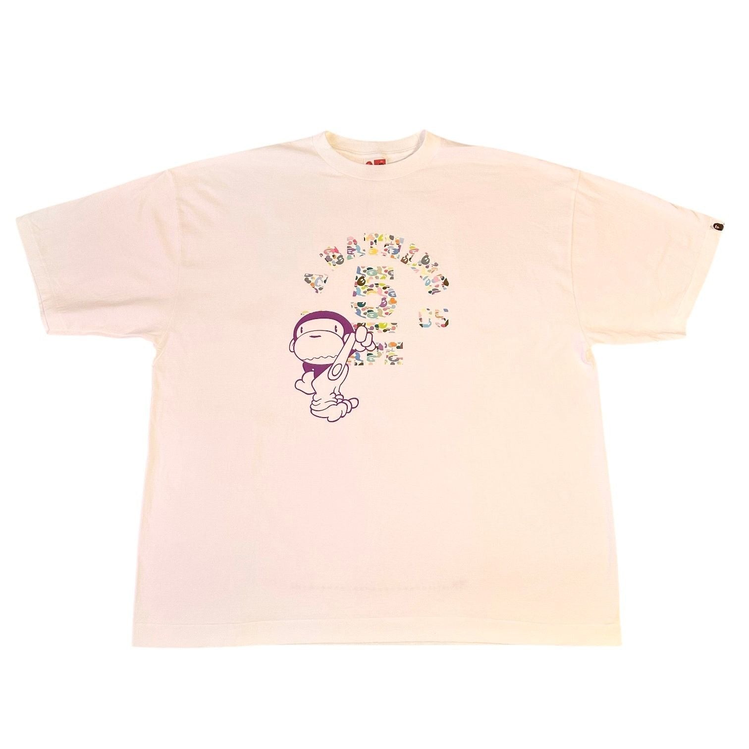 Xxl Bape 2004 Baby Milo Camo College Tee Hoodie, Sweatshirt | FlexRushtees.com