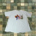 Vintage Hanes Florida Parrot Shirt Mens Xl White Crew Neck Graphic Short Sleeve Tropical Bird