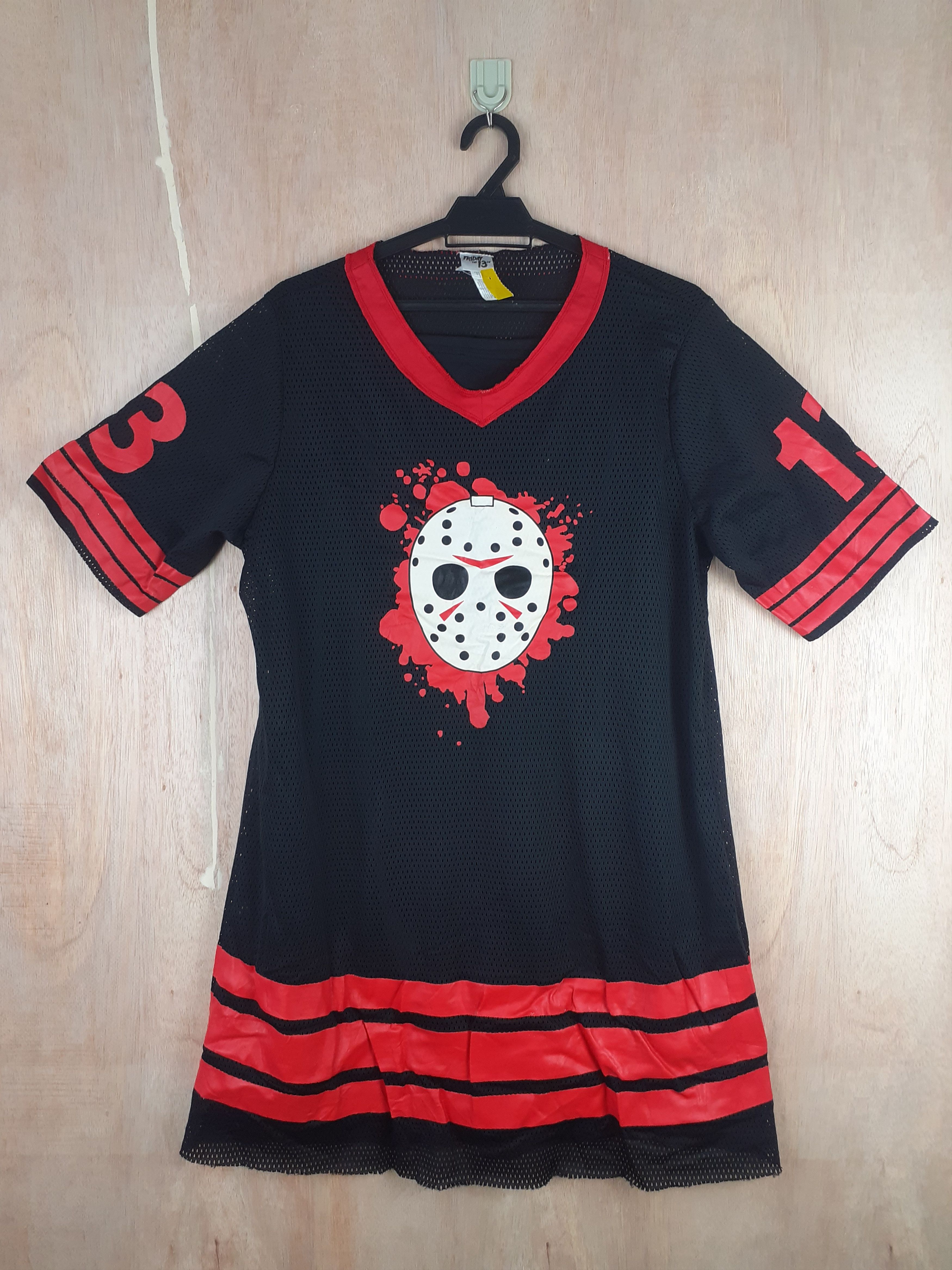 Japanese Brand Jasson Voorhess Friday The 13th Horror Black Jersey 2890