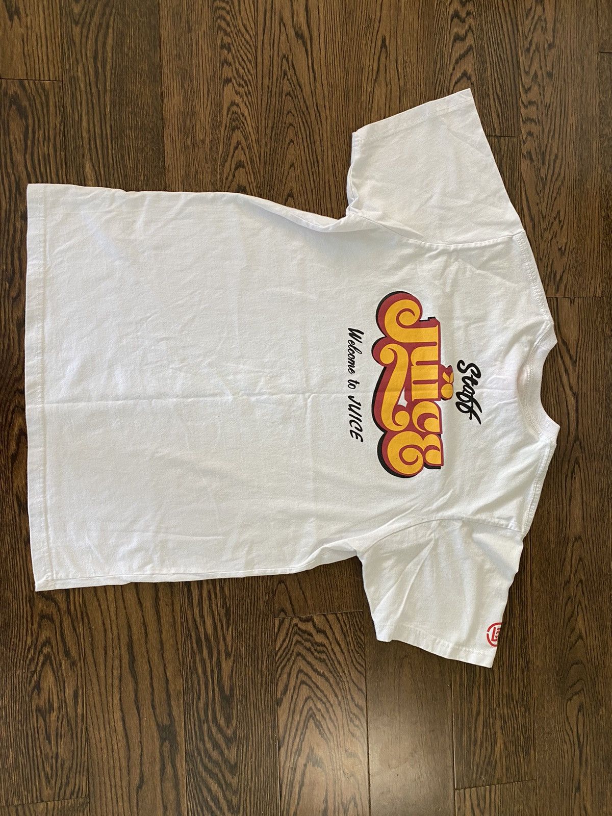 Japanese Brand Clot Juice Staff Shirt Rare Hoodie, Sweatshirt | FlexRushtees.com