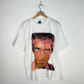 Scarface Vintage Big Face Movie Tee White Shirt Size Large Hoodie, Sweatshirt | FlexRushtees.com