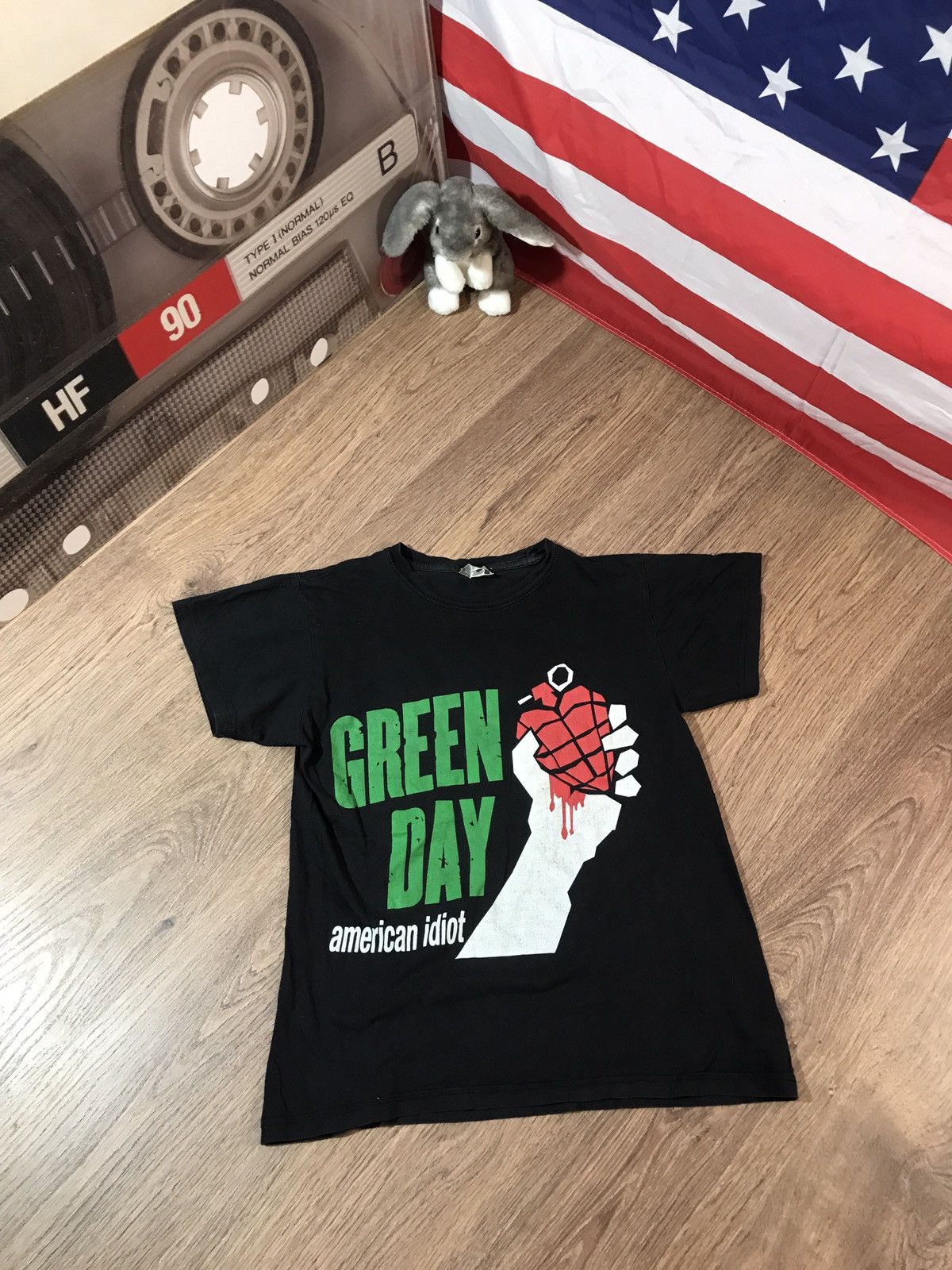 Vintage Green Day American Idiot Vintage T Shirt Band Tee 90s Hoodie, Sweatshirt | FlexRushtees.com