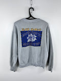 Vintage Fruit Of The Loom Bad Dawg Sweatshirt Grey Size L