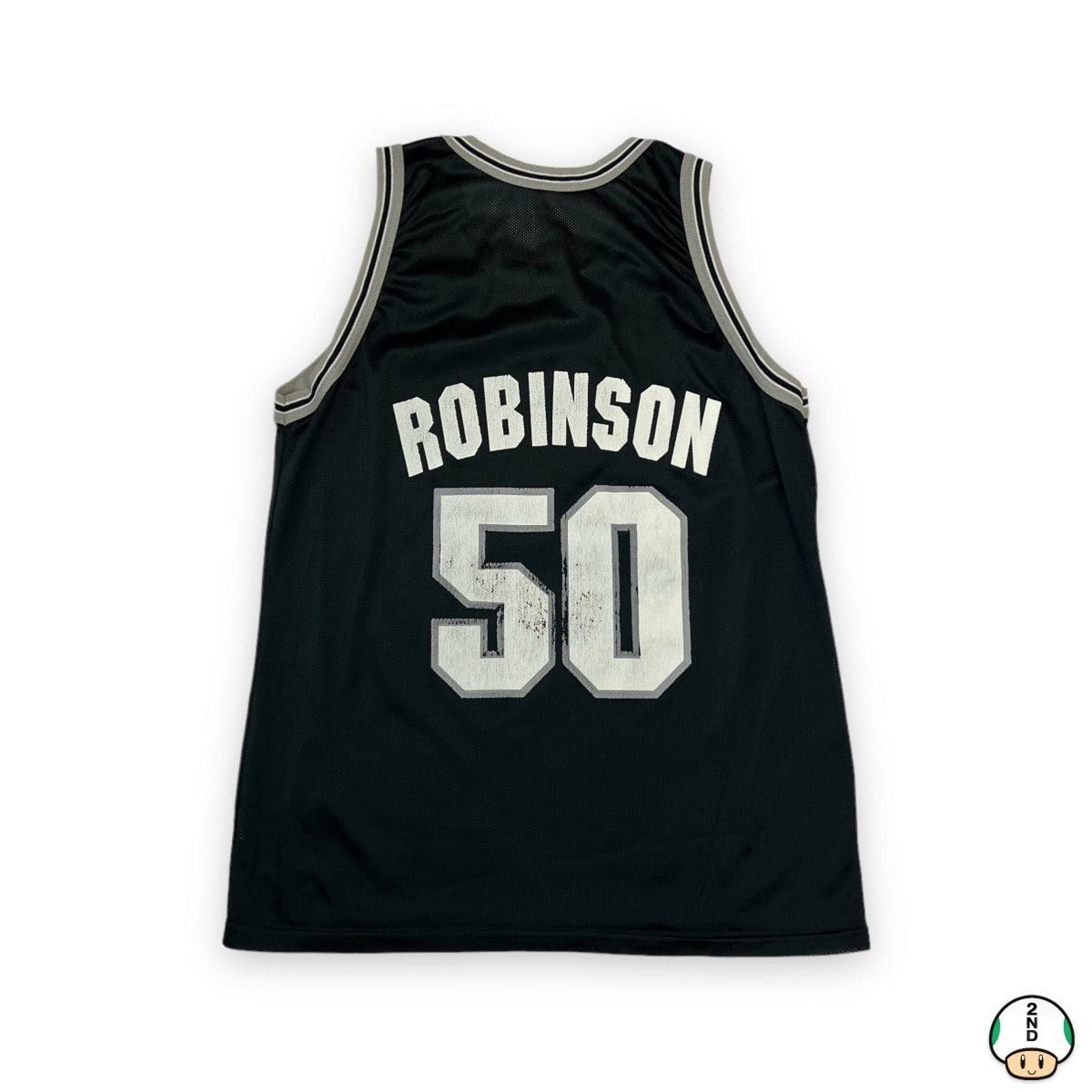 Nba X Vintage 90s Champion David Robinson San Antonio Spurs Jersey Large