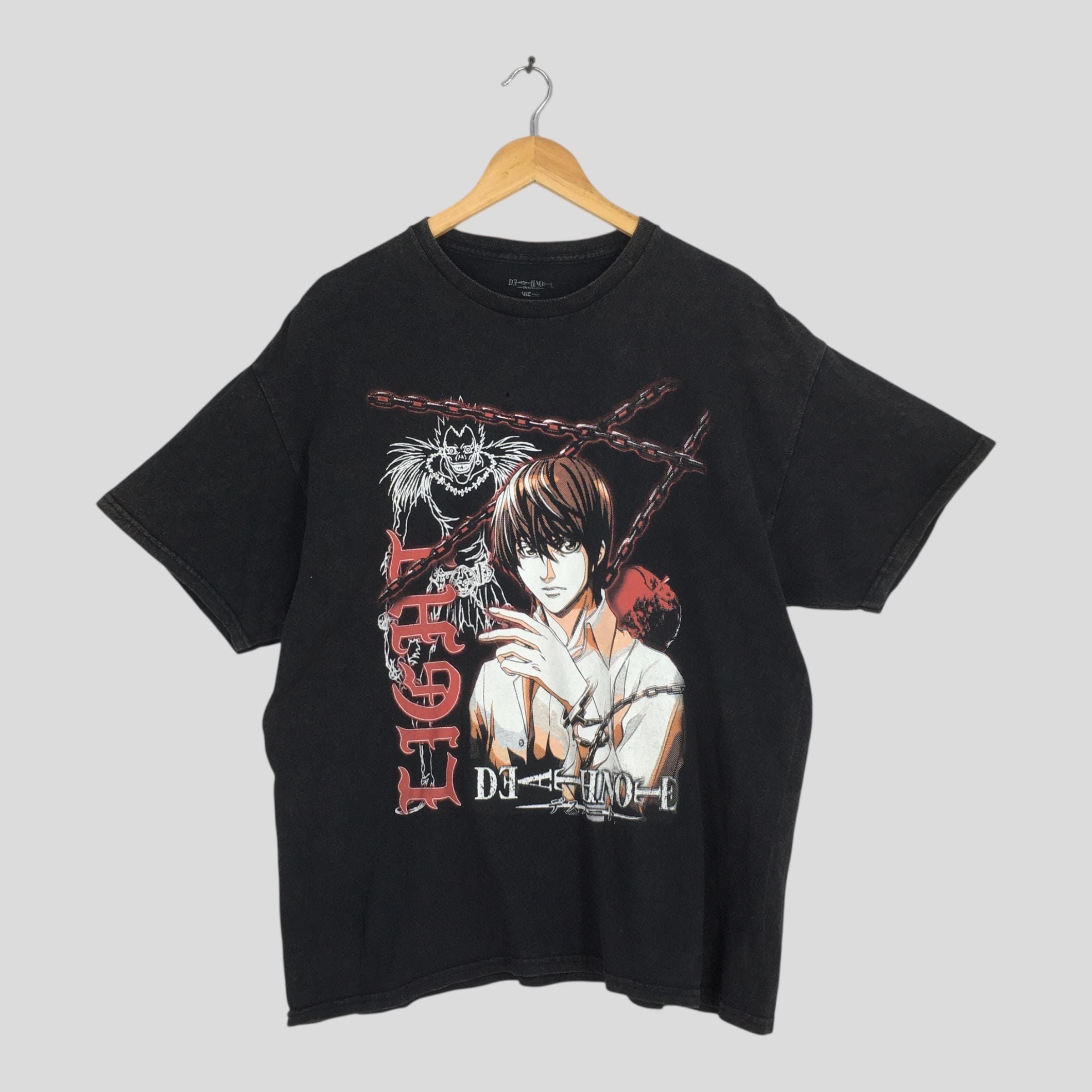 Anime Vintage 2000s Death Note Manga Tshirt Large