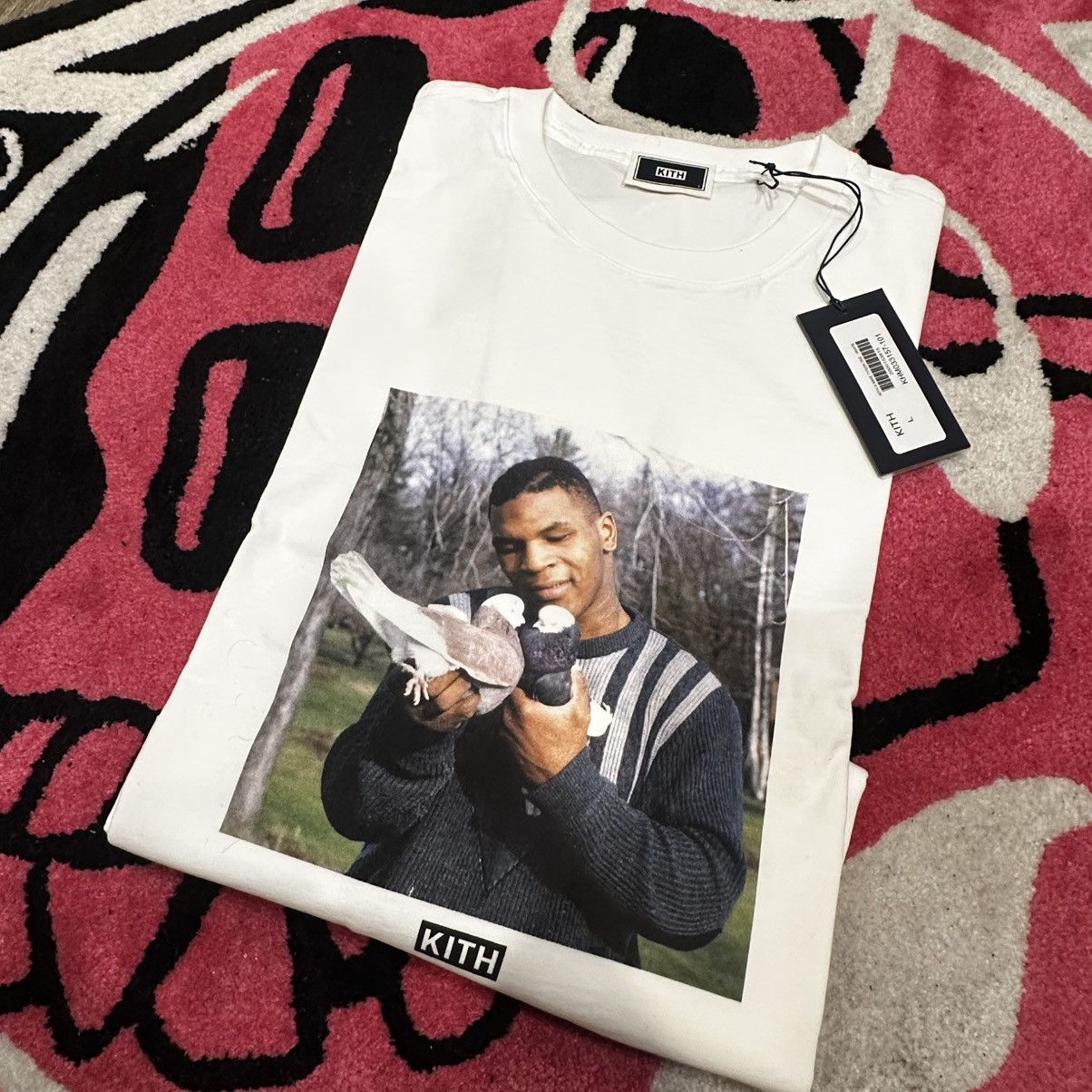 Kith Mike Tyson Now Kith Vintage Tee White Hoodie, Sweatshirt | FlexRushtees.com