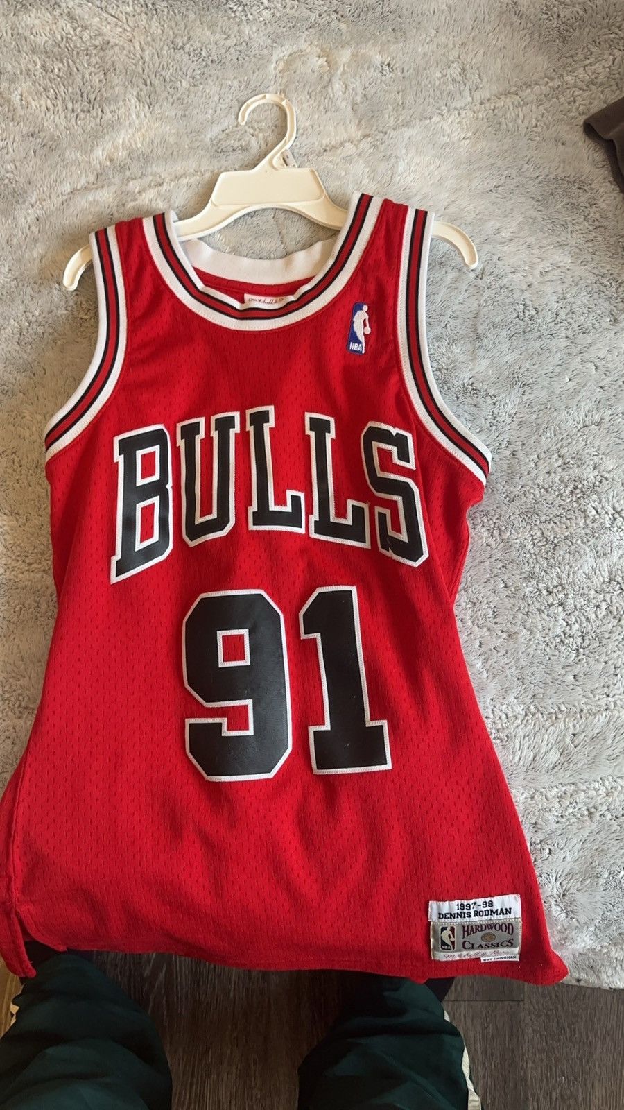 Mitchell Ness Hardwood Classics Dennis Rodman Jersey