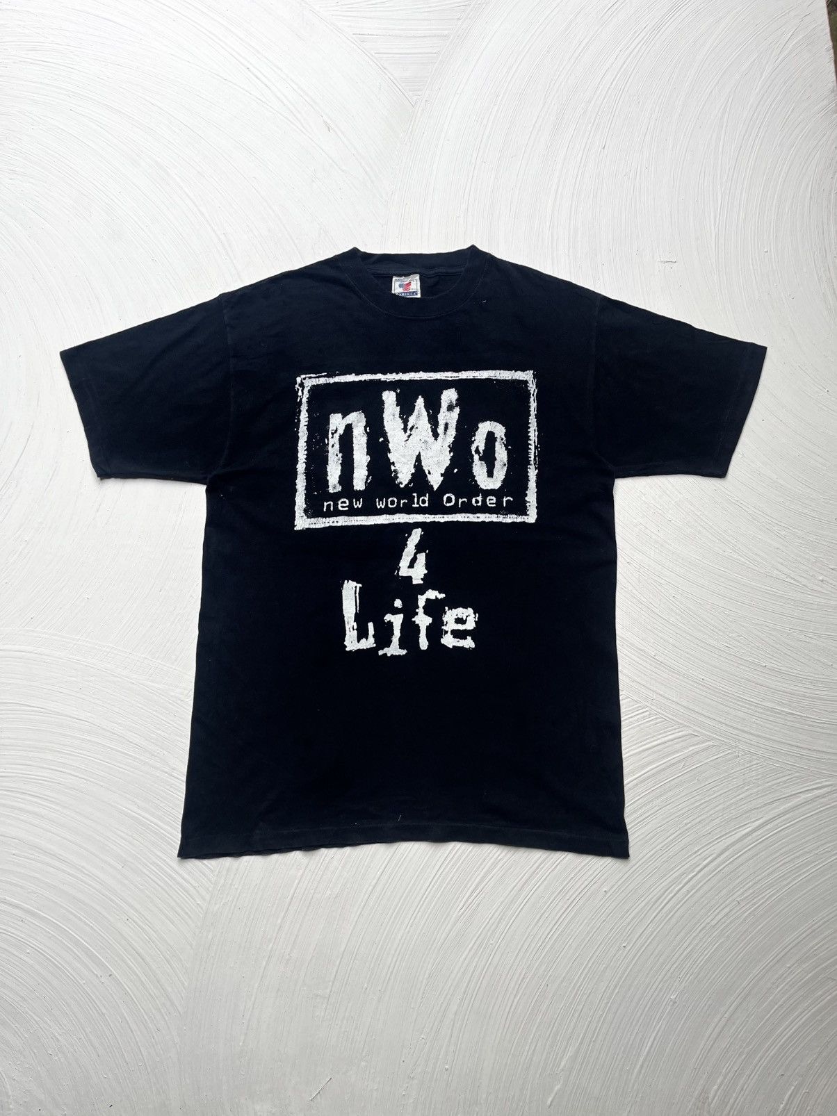 Wcw Nwo Vintage 90s New World Order 4 Life Wrestling Tshirt Hoodie, Sweatshirt | FlexRushtees.com