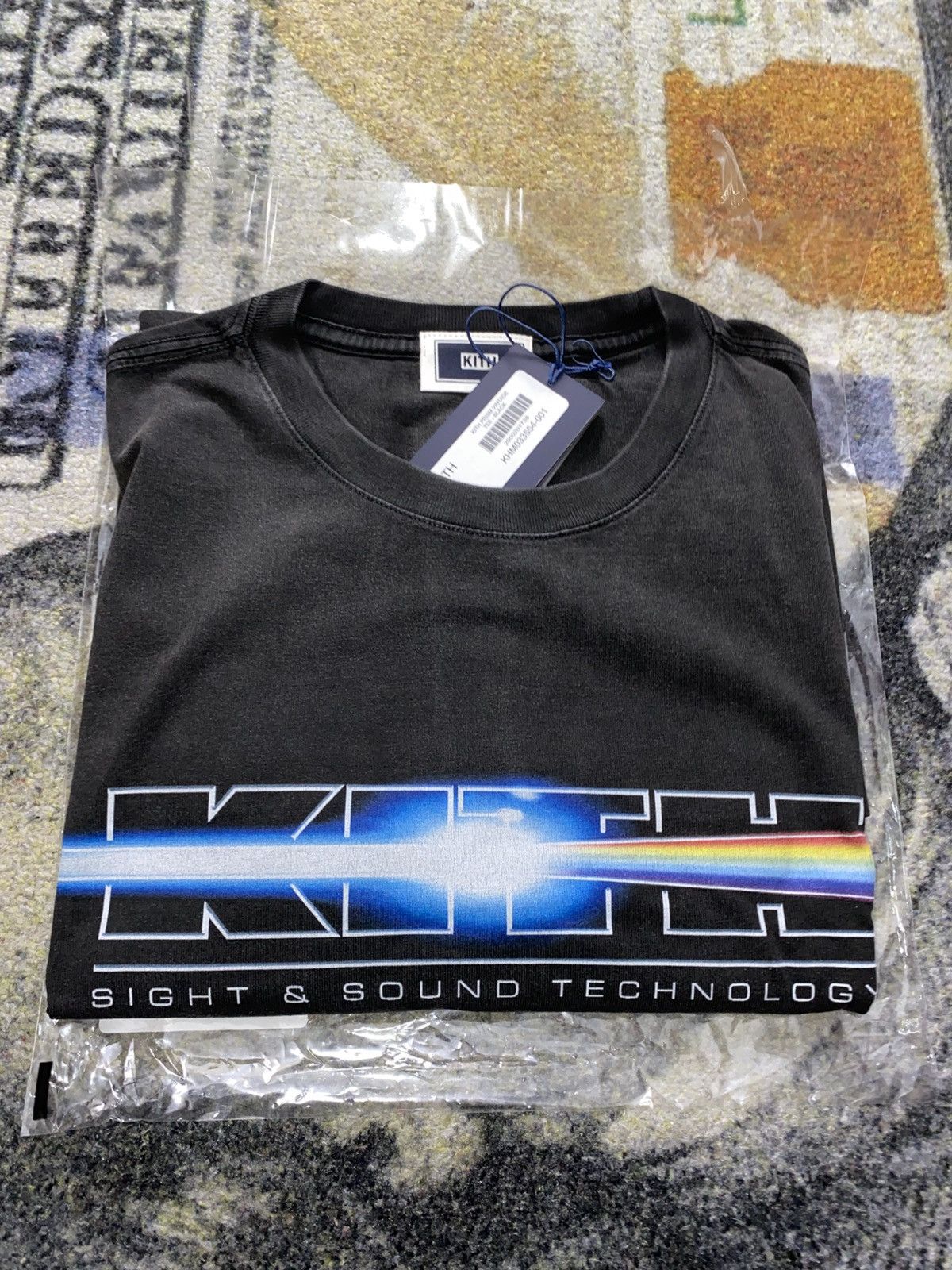 Kith Prism Vintage Tee Hoodie, Sweatshirt | FlexRushtees.com