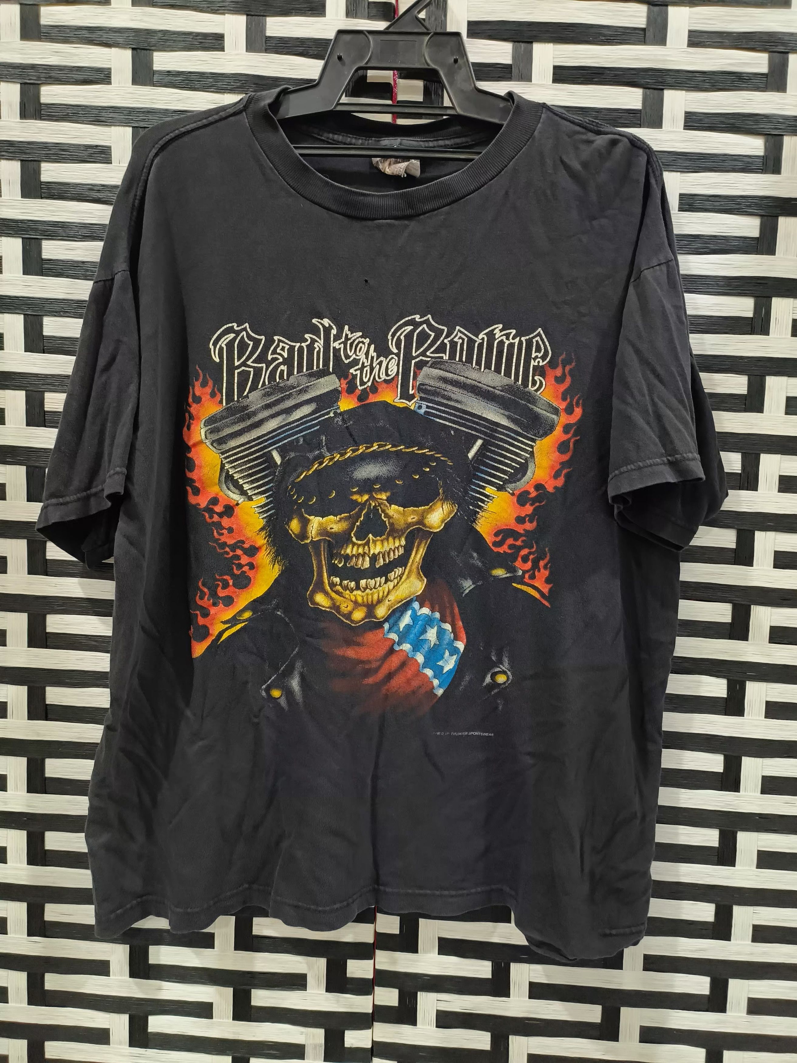 Vintage Rare Bad To The Bone Thrashed Tee Hoodie, Sweatshirt | FlexRushtees.com
