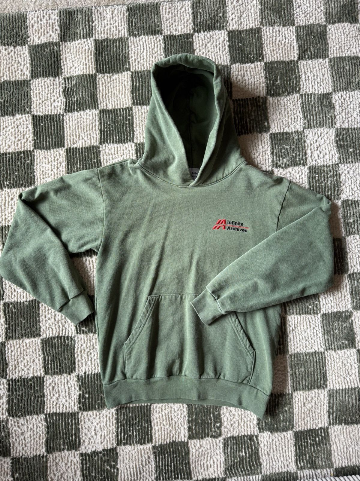 Archives Infinite Archives Logo New World Order Hoodie Olive Men S T-Shirts, Sweatshirt | FlexRushtees.com