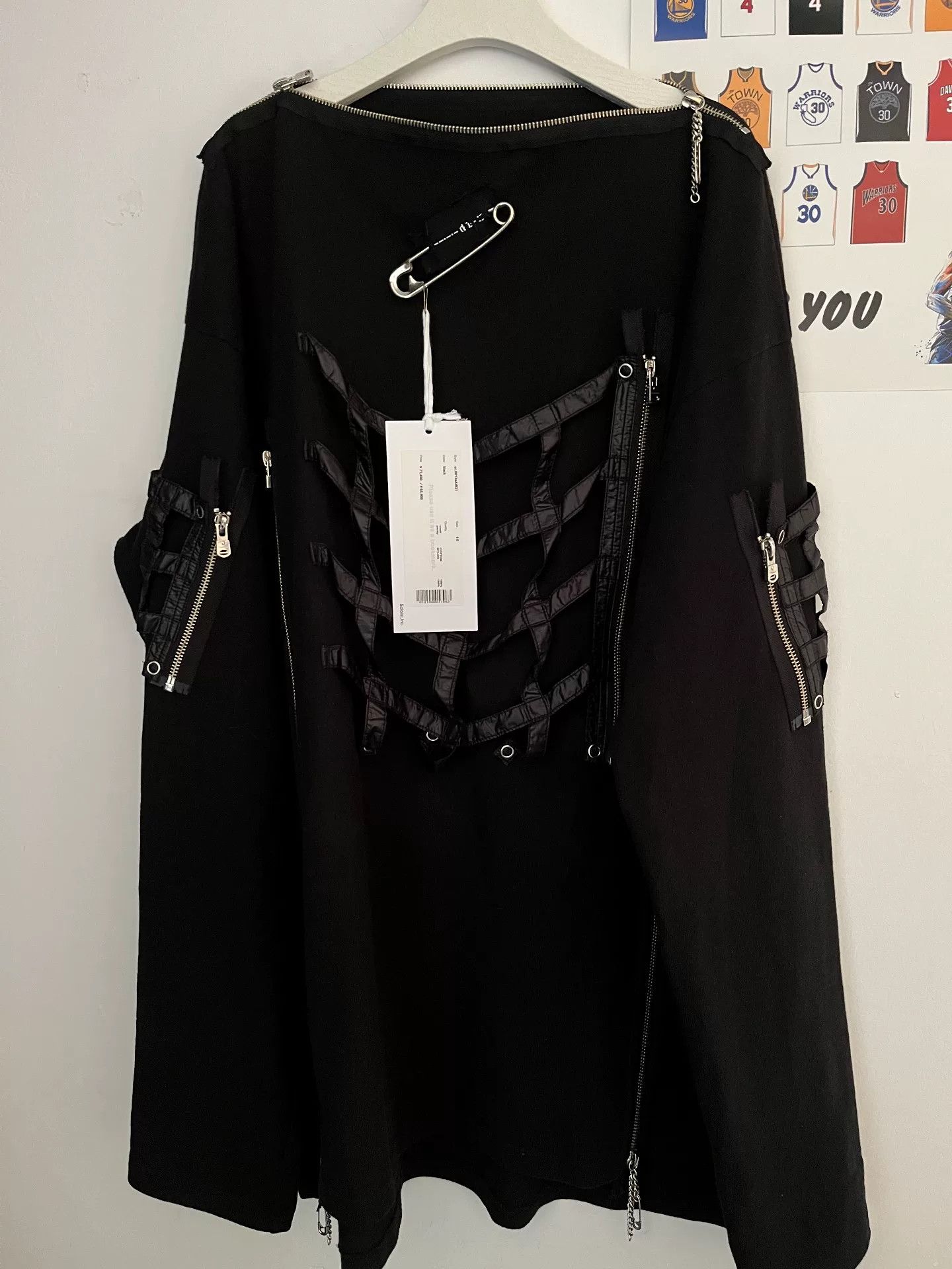Takahiromiyashita The Soloist Black Zip Long Tee By Soloist Hoodie, Sweatshirt | FlexRushtees.com