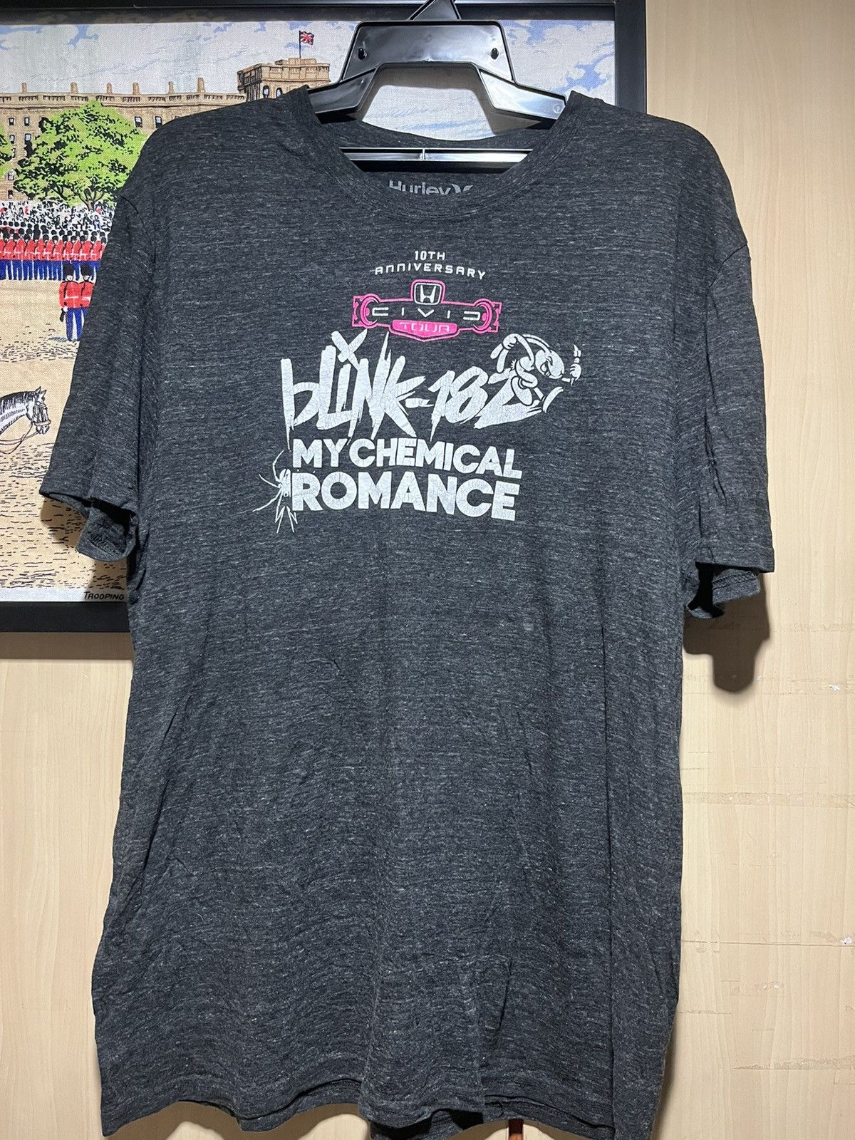 Hurley X Honda X Blink 182 X Chemical Rmance T-Shirts, Hoodie, Sweatshirt | FlexRushtees.com