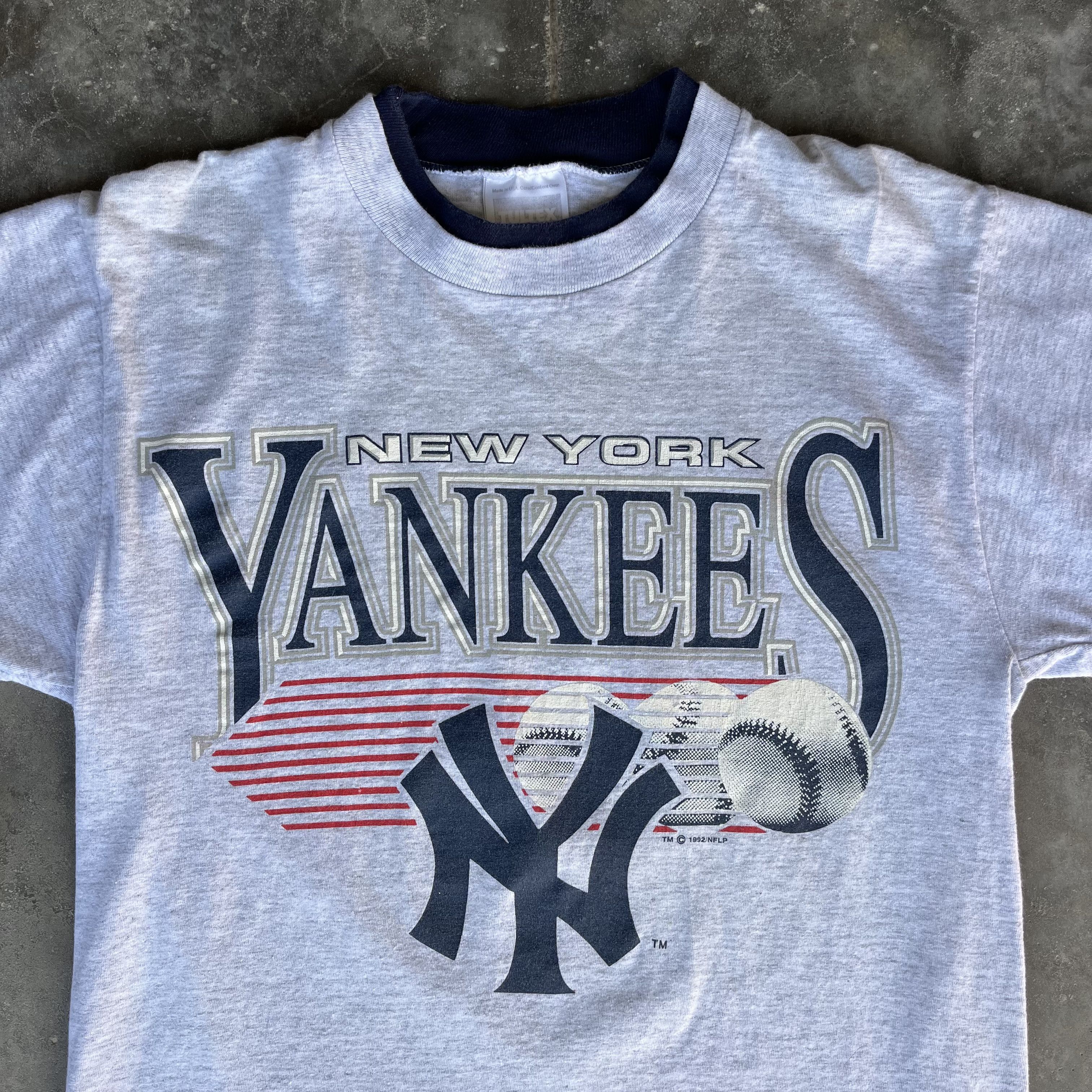 Vintage 1992 New York Yankees T Shirt Hoodie, Sweatshirt | FlexRushtees.com