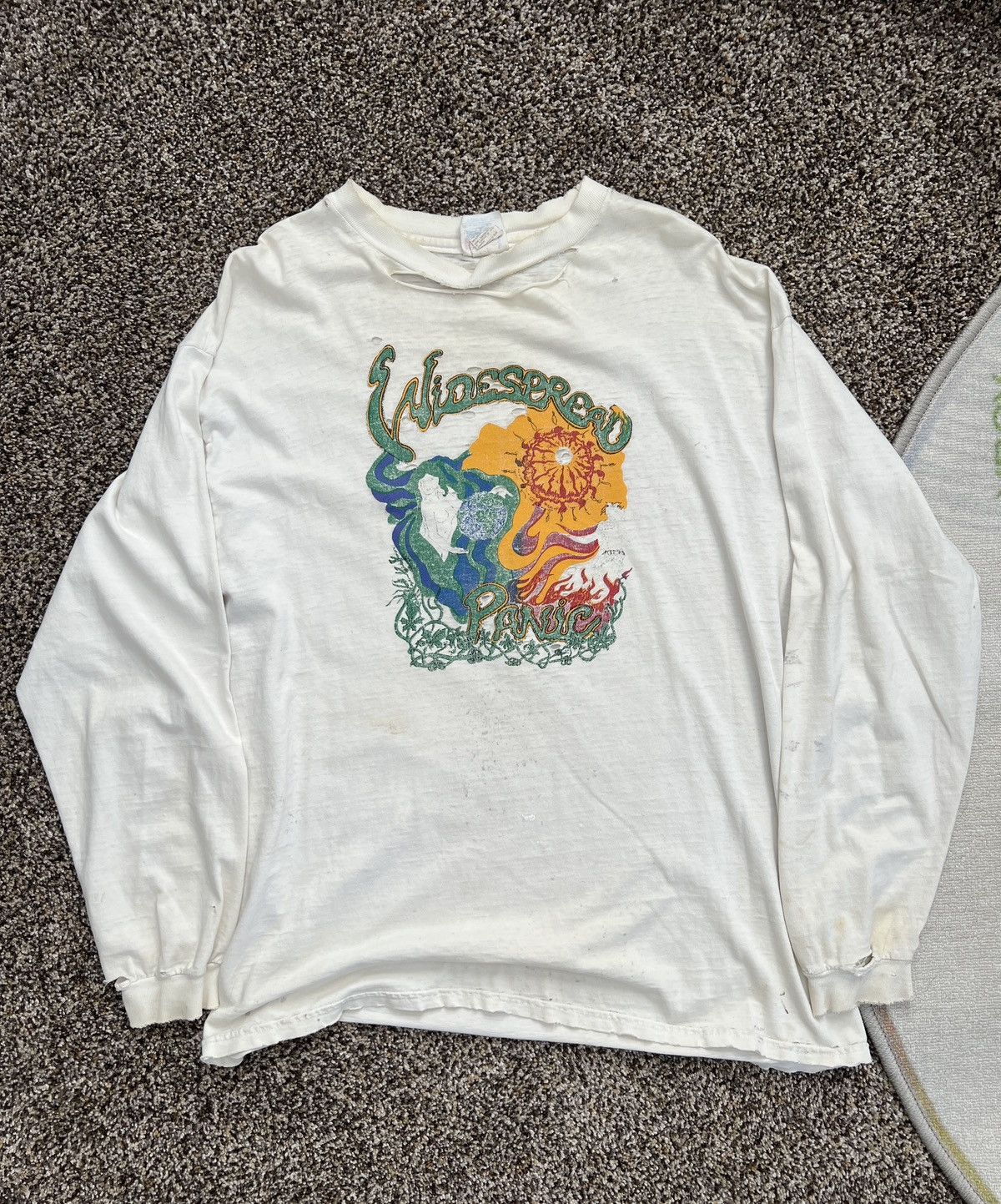 Vintage Thrashed Widespread Panic Vintage Tee Shirt Hoodie, Sweatshirt | FlexRushtees.com