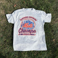 Vtg Starter Mets Eastern Division Champs 86 T Shirt Gray Mlb