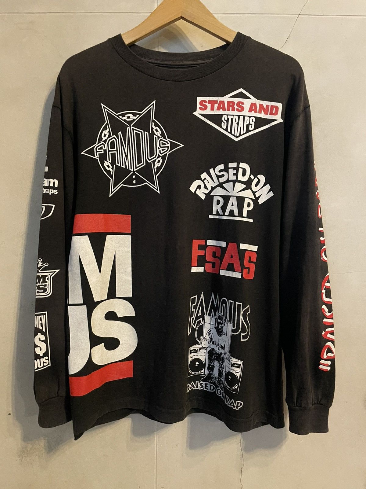Vintage Famous Travis Run Dmc Beastie Ruff Outkast Ripoff Tee Size M Hoodie, Sweatshirt | FlexRushtees.com