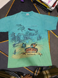 Ron Jon Surf Shop Vintage 90s Ron Jon T Shirt Ocean Diver Dolphin Graphic