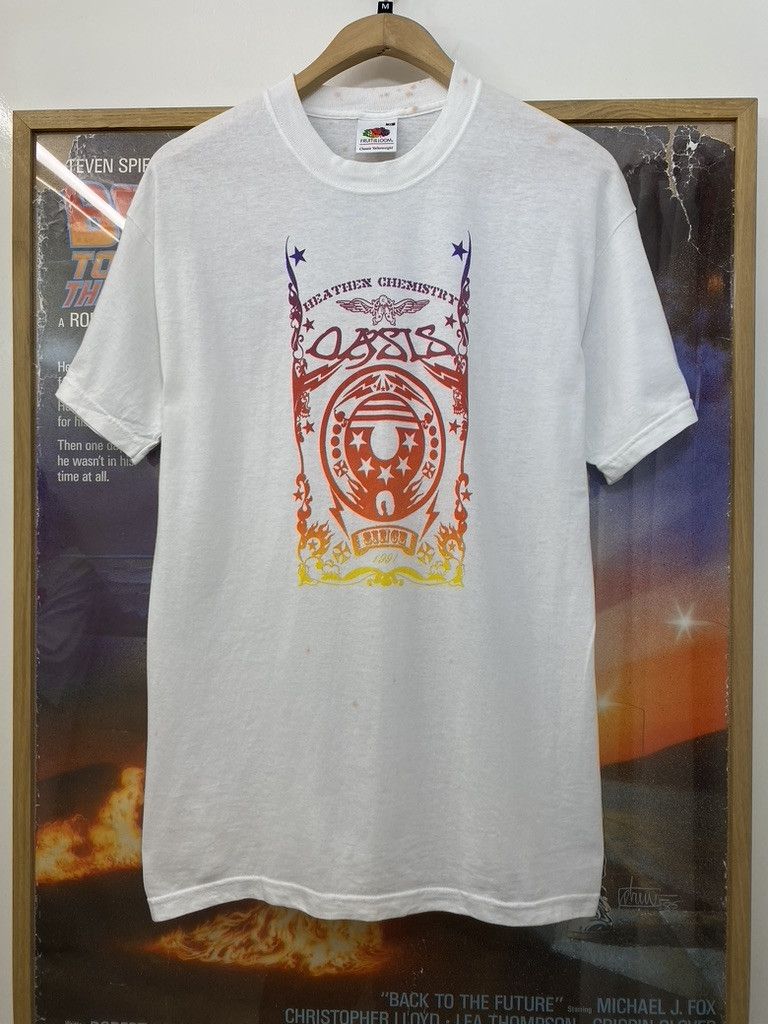 Band Tees 2002 Oasis Heathen Chemistry Album Promo Band T Shirt Hoodie, Sweatshirt | FlexRushtees.com