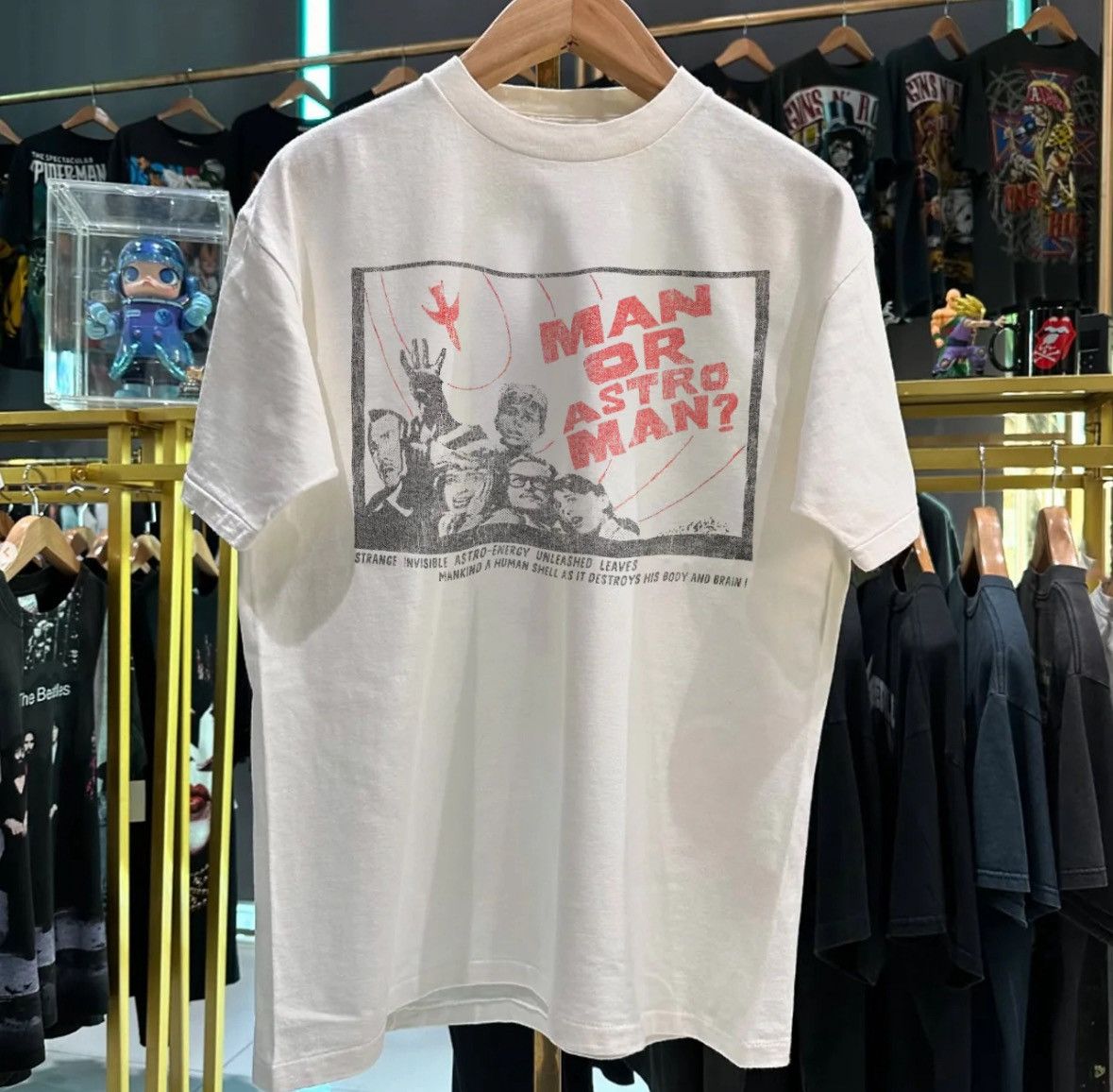 Other 90s Vintage Rare Man Or Astro Man Tee Hoodie, Sweatshirt | FlexRushtees.com