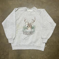 Vintage 90s Maine Grey Deer Fall Animals Sweatshirt T-Shirts, Hoodie | FlexRushtees.com