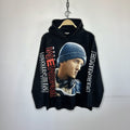 Rap Tees X Vintage 00 S Vintage Bootleg Eminem Fuck Off Graphic Hoodie M L Sweatshirt | FlexRushtees.com