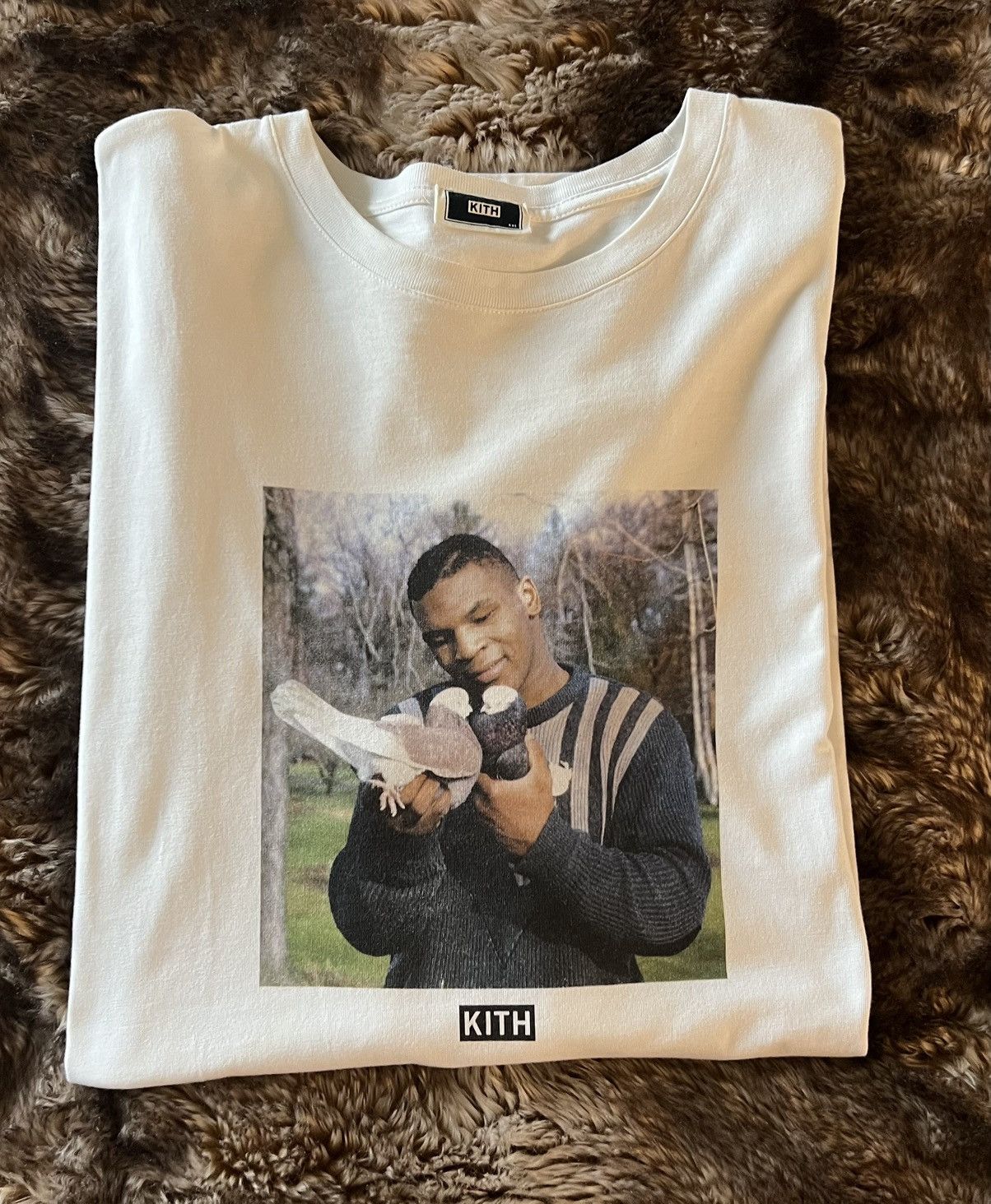 Kith Mike Tyson Vintage Tee White Size Xxl Hoodie, Sweatshirt | FlexRushtees.com