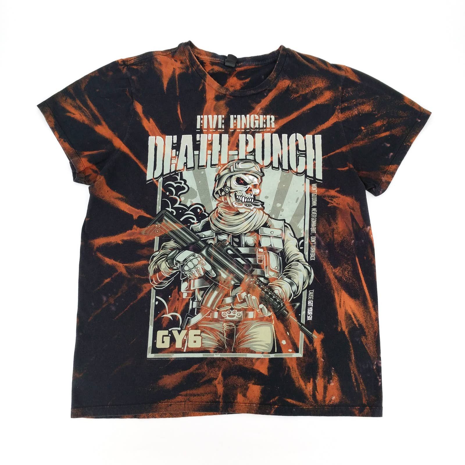 Band Tees Five Finger Death Punch Got Your 6 Custom Tie Dye T Shirt