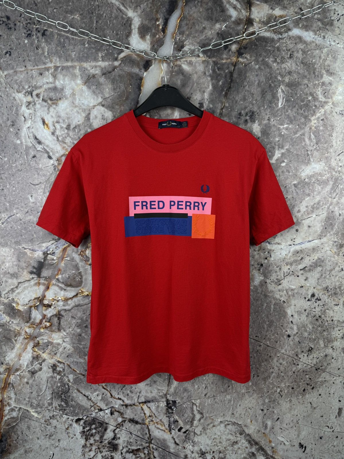 Fred Perry Women S Fred Perry T Shirt Big Logo Streetwear Size Uk 12 Hoodie, Sweatshirt | FlexRushtees.com