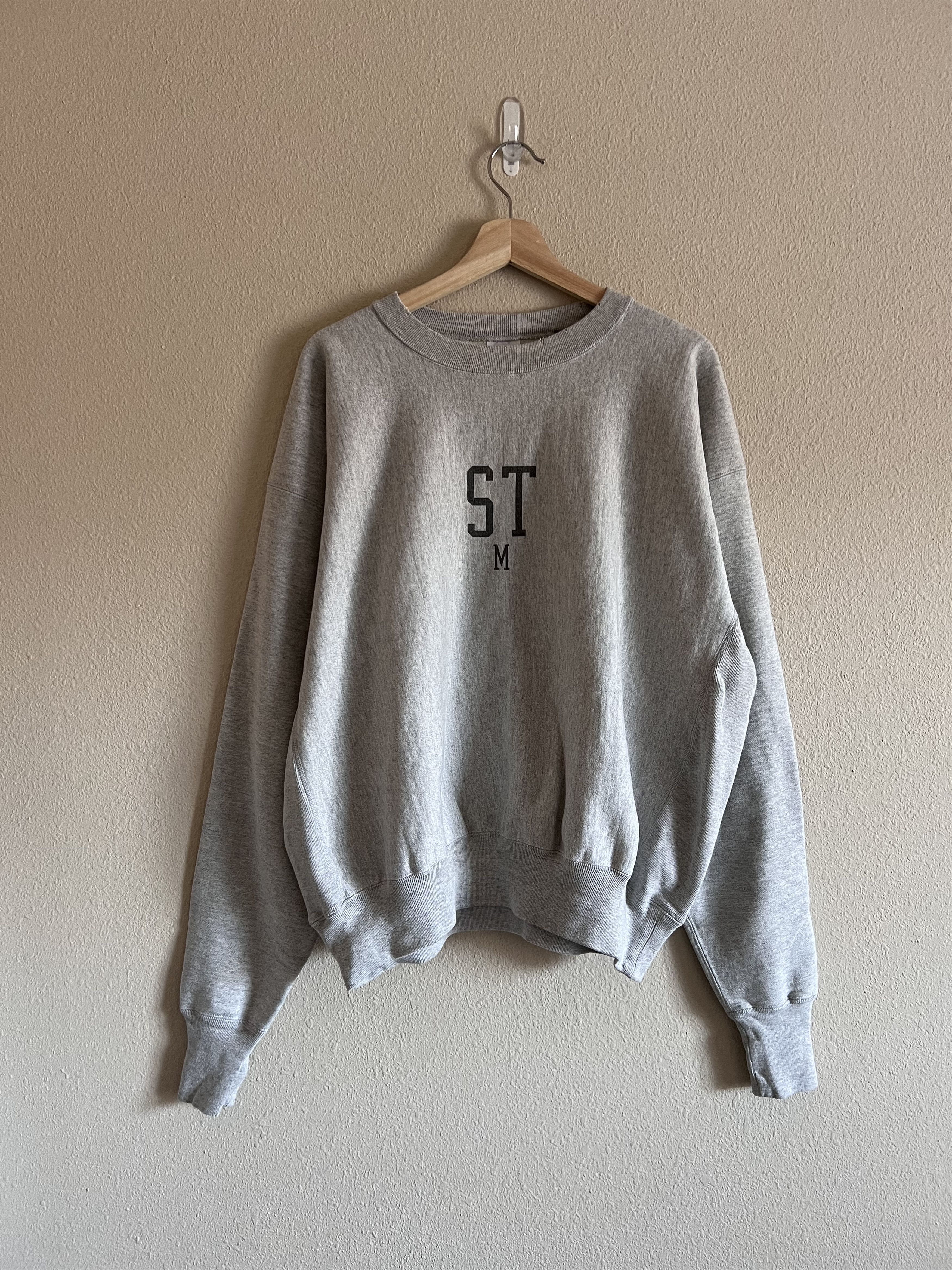 Michael Saint Michael Stm Crewneck Sweatshirt In Grey T-Shirts, Hoodie | FlexRushtees.com