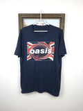 Vintage Oasis Band Shirt Big Logo Tee Over Print Mens Rare Hoodie, Sweatshirt | FlexRushtees.com