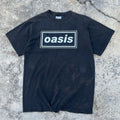 Band Tees Vintage 90s Oasis Box Logo Hoodie, Sweatshirt | FlexRushtees.com