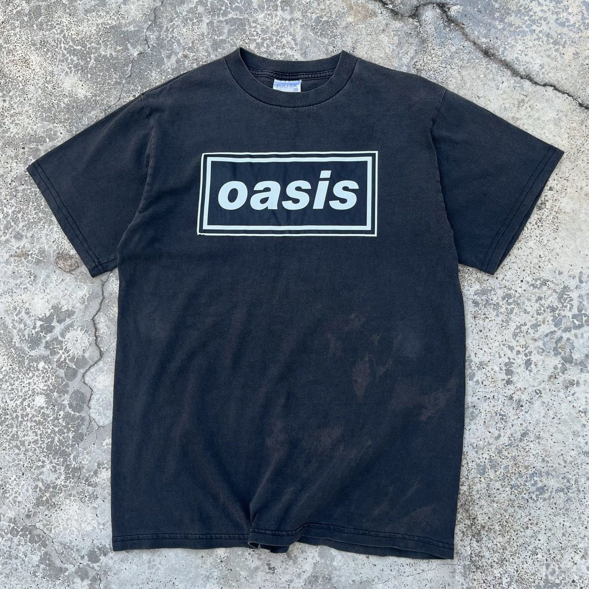 Band Tees Vintage 90s Oasis Box Logo Hoodie, Sweatshirt | FlexRushtees.com