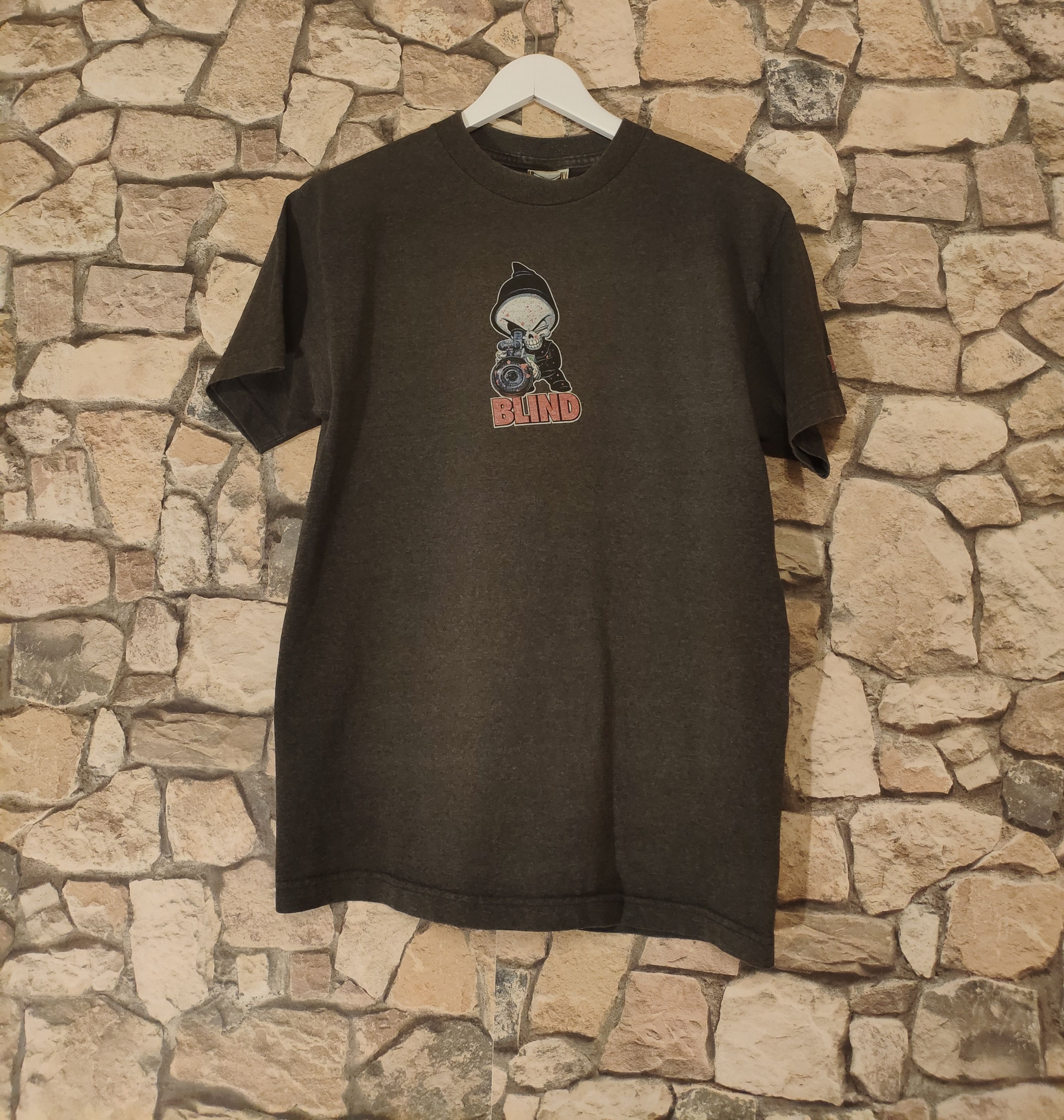 Finaldrop 90s Vintage Blind Skateboard Tee Reaper Camera Hoodie, Sweatshirt | FlexRushtees.com