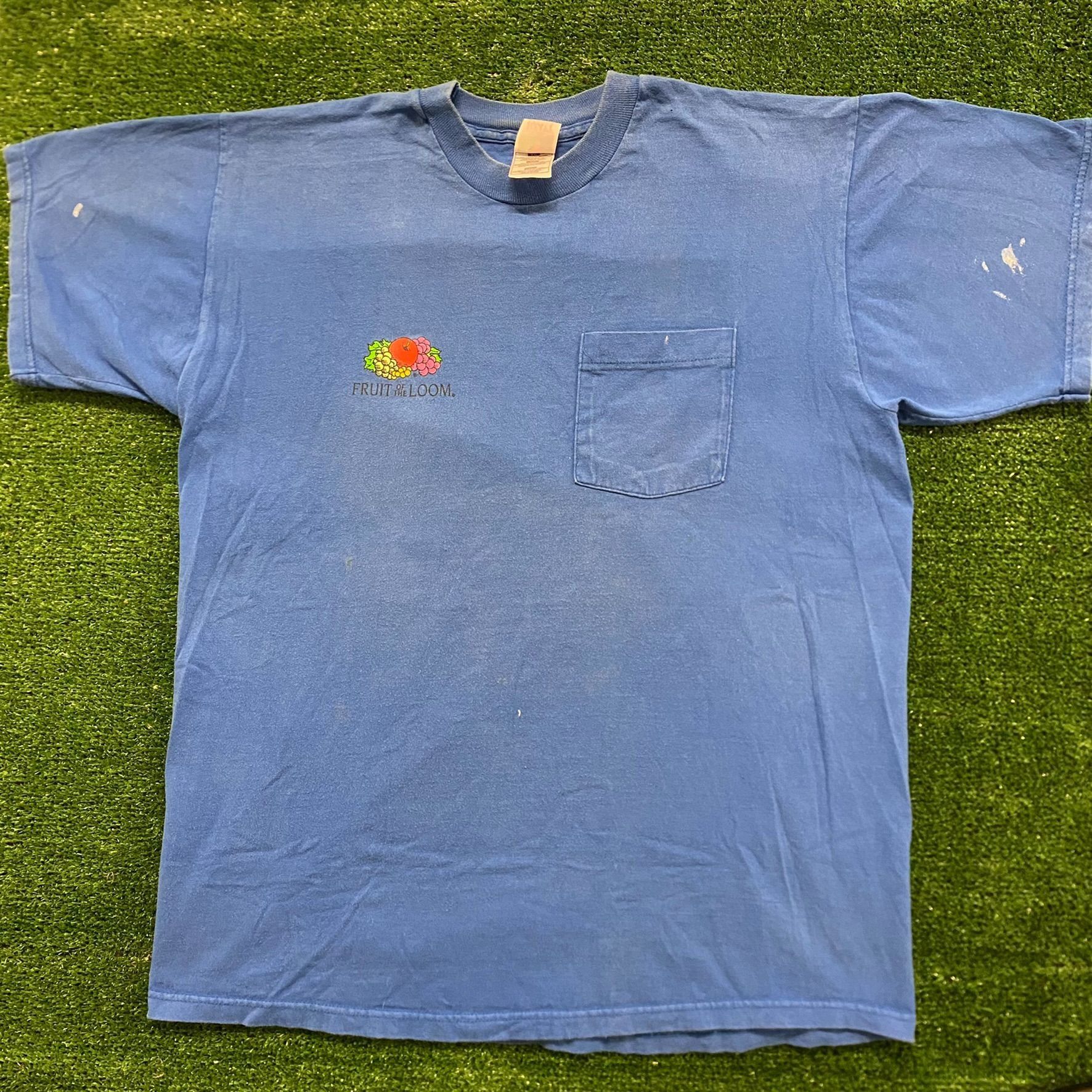 Vintage Fruit Of The Loom Logo Vintage Fashion Industry T Shirt